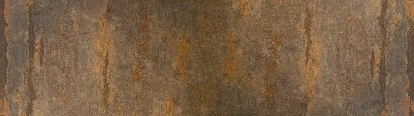 Rolgordijnen Grunge roestige donkere steen metalen achtergrond textuur banner panorama © Corri Seizinger