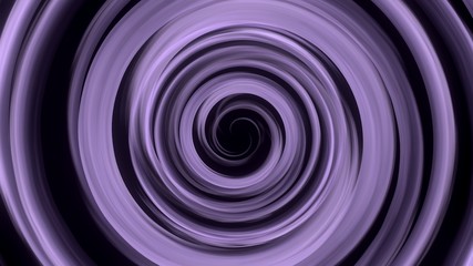 Gravitational waves in a binary system. Purple abstract line-shaped waves on a dark black background. Spiral Galaxy Isolated. Scientific educational concept. Space gravitation. 3d rendering