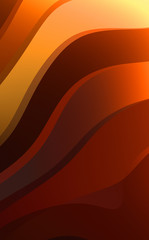 Abstract background. Colorful wavy design wallpaper. Creative graphic 2d illustration. Trendy fluid cover with dynamic shapes flow.