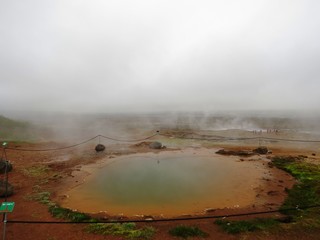 Heiße Quellen in Island