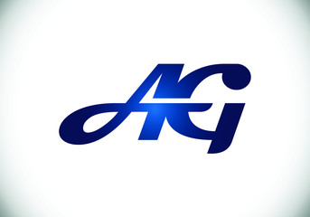 Initial Monogram Letter A G Logo Design Vector Template. Graphic Alphabet Symbol for Corporate Business Identity