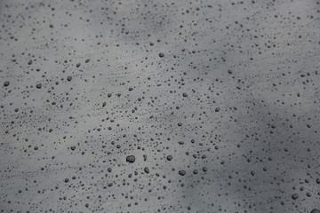 texture of water drops close up