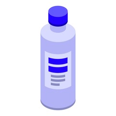 Dry cleaning bottle icon. Isometric of dry cleaning bottle vector icon for web design isolated on white background