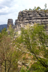 The Elbe Sandstone Mountains are a sandstone massif