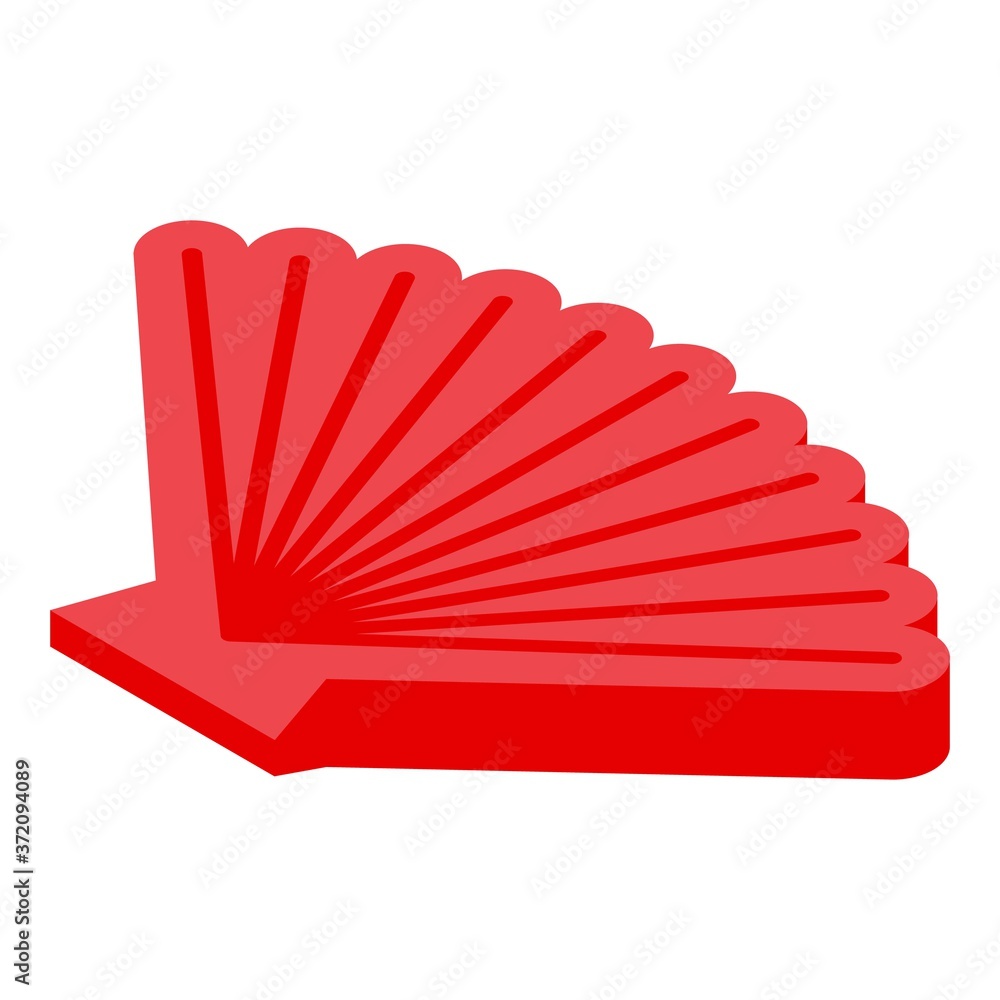 Poster shell bath toy icon. isometric of shell bath toy vector icon for web design isolated on white backgr