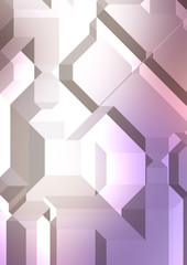 Polygonal background. Colorful wallpaper with geometric design. Digital 3d illustration.