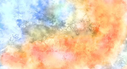Brushed Painted Abstract Background. Brush stroked painting. Artistic vibrant and colorful wallpaper..