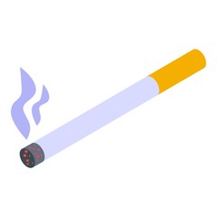 Teen smoking problems icon. Isometric of teen smoking problems vector icon for web design isolated on white background