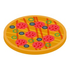 Teen fast food problems icon. Isometric of teen fast food problems vector icon for web design isolated on white background
