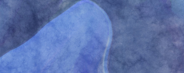 Modern painting of soothing brush strokes resembling alcohol inks. Watercolor abstract painting with pastel colors for poster, wall art, banner, card, book cover or packaging.