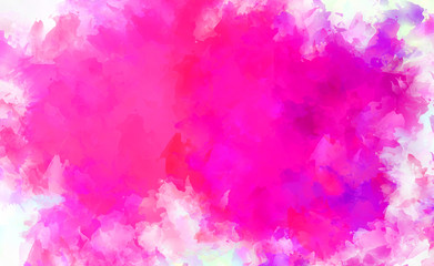 Obraz premium Abstract background of colorful brush strokes. Brushed vibrant wallpaper. Painted artistic creation. Unique and creative illustration.