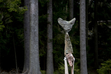 Der Teufel vom Braurangenbruch - Steinmännchen / Steinstapel