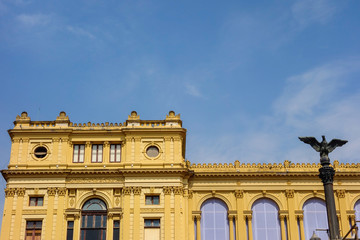 Fototapeta na wymiar Ipiranga museum palace, ancient building in Sao Paulo