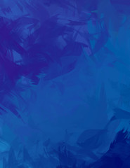 2D illustration of colorful brush strokes. Decorative texture painting. Vibrant paint pattern backdrop.