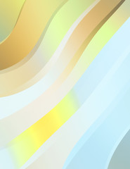 Abstract background. Colorful wavy design wallpaper. Creative graphic 2d illustration. Trendy fluid cover with dynamic shapes flow.