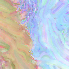 Watercolor abstract painting with pastel colors. Soft color painted illustration of calming composition for poster, wall art, banner, card, book cover or packaging. Modern brush strokes painting.