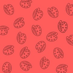 seamless pattern with easter eggs