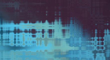 Abstract background. Geometrical elements on aged grunge texture. Graphic illustration with different color patterns.