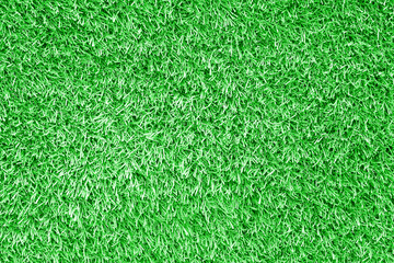 Green artificial grass texture background