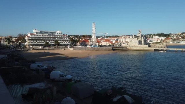 Cascais, coastal village in Estoril near of Lisbon, Portugal. Europe