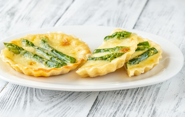 Asparagus tart
