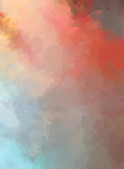 Modern art. Brushed Painted Abstract Background. Brush stroked painting. Strokes of paint. 2D Illustration.
