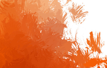 Wall art. Unique and creative illustration. Brush stroked painting. Abstract background of colorful brush strokes. Brushed vibrant wallpaper. Painted artistic creation.