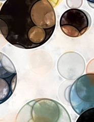 Modern art. Colorful contemporary artwork. Color strokes of paint. Brushstrokes on abstract background. Brush painting.