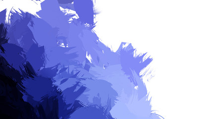 Brushed Painted Abstract Background. Wild chaotic brushstrokes. Strokes of paint. 2D Illustration. Brush stroked painting.