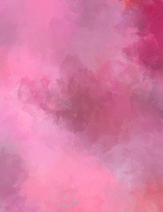 2D illustration of colorful brush strokes. Decorative texture painting. Vibrant paint pattern backdrop.