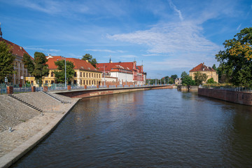Cityscape of Wroclaw, the historical capital of Lower Silesia.