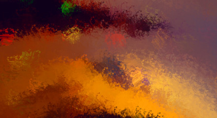 Brushed Painted Abstract Background. Brush stroked painting. Strokes of paint. 2D Illustration.