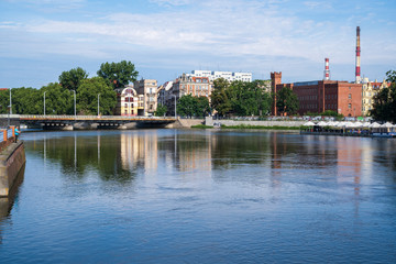 Cityscape of Wroclaw, the historical capital of Lower Silesia.