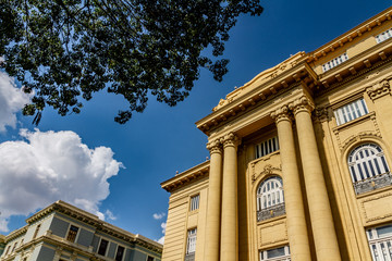 Obraz premium Cultural Center Building at Liberty Square in Belo Horizonte, Brazil