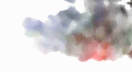 Watercolor painted background. Abstract Illustration wallpaper. Brush stroked painting. 2D Illustration.