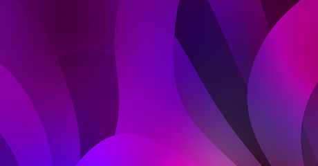 Abstract background with colorful gradient. Vibrant graphic wallpaper with stripes design. Fluid 2D illustration of modern movement.