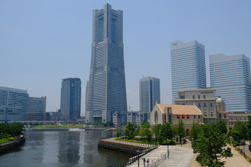 Fototapeta na wymiar Yokohama Japan - Landmark Tower