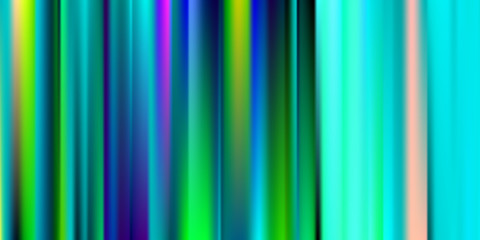 Holographic Soft. Vibrant Blue, Teal, Neon Concept