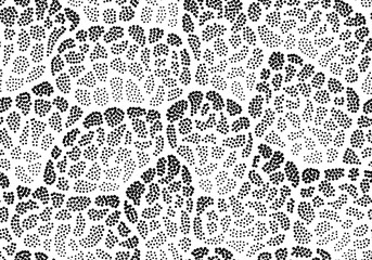 Abstract mosaic dots seamless pattern