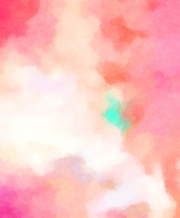 Watercolor painted background. Abstract Illustration wallpaper. Brush stroked painting. 2D Illustration.