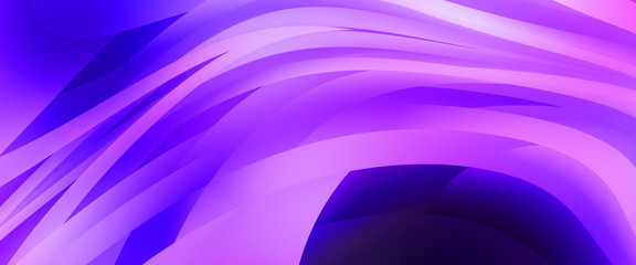 Fototapeta premium Abstract background with colorful gradient. Vibrant graphic wallpaper with stripes design. Fluid 2D illustration of modern movement.