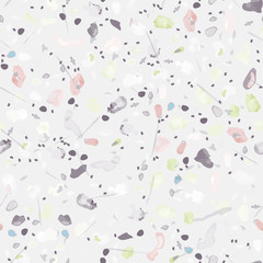Terrazzo Texture Vector. Flooring Seamless Pattern