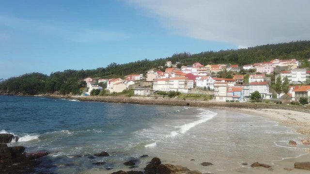 Ezaro, coastal village of Coruna. Galicia,Spain