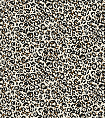 Seamless leopard pattern, animal print.