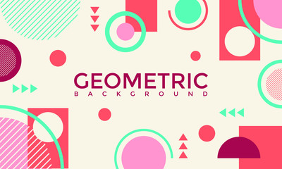 Geometric background vector
