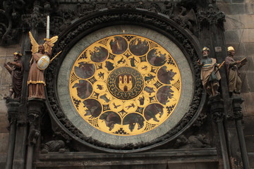 Fototapeta na wymiar reloj de praga