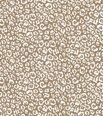 Seamless leopard pattern, animal print.