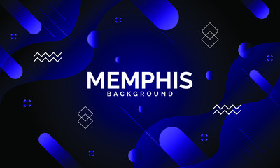 memphis abstract background