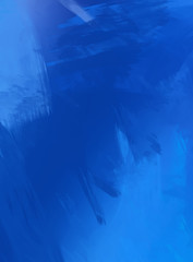 2D illustration of colorful brush strokes. Decorative texture painting. Vibrant paint pattern backdrop.