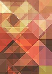 Overlapping design with triangles background. Abstract geometric wallpaper. Geometrical colorful triangular shapes.